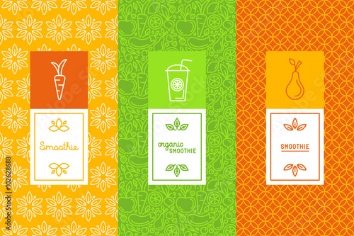 Vector set of design elements