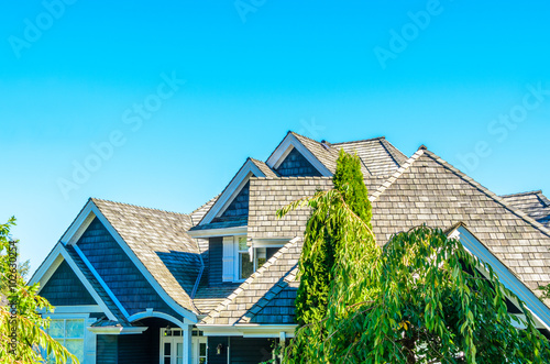 the roof of the house with nice window