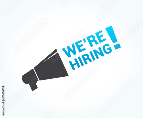 We're Hiring Megaphone Icon
