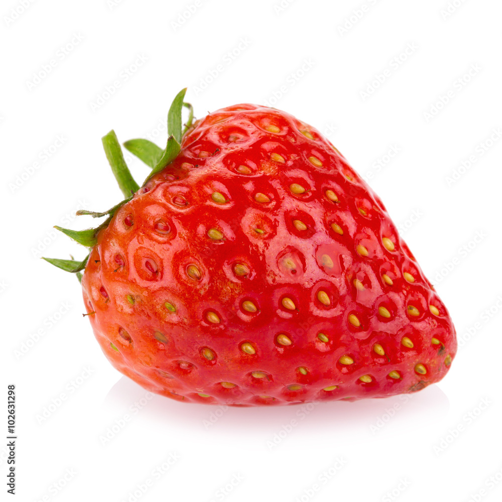 Red berry strawberry isolated on white background Red berry strawberry isolated on white background