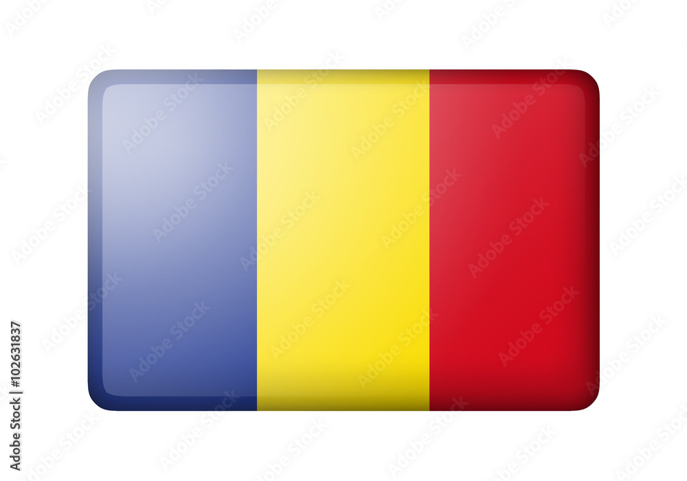 Fototapeta premium The Romania flag