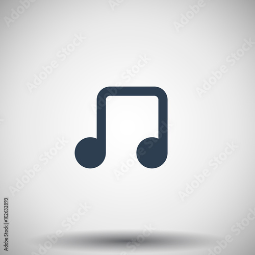 Flat black Notes icon