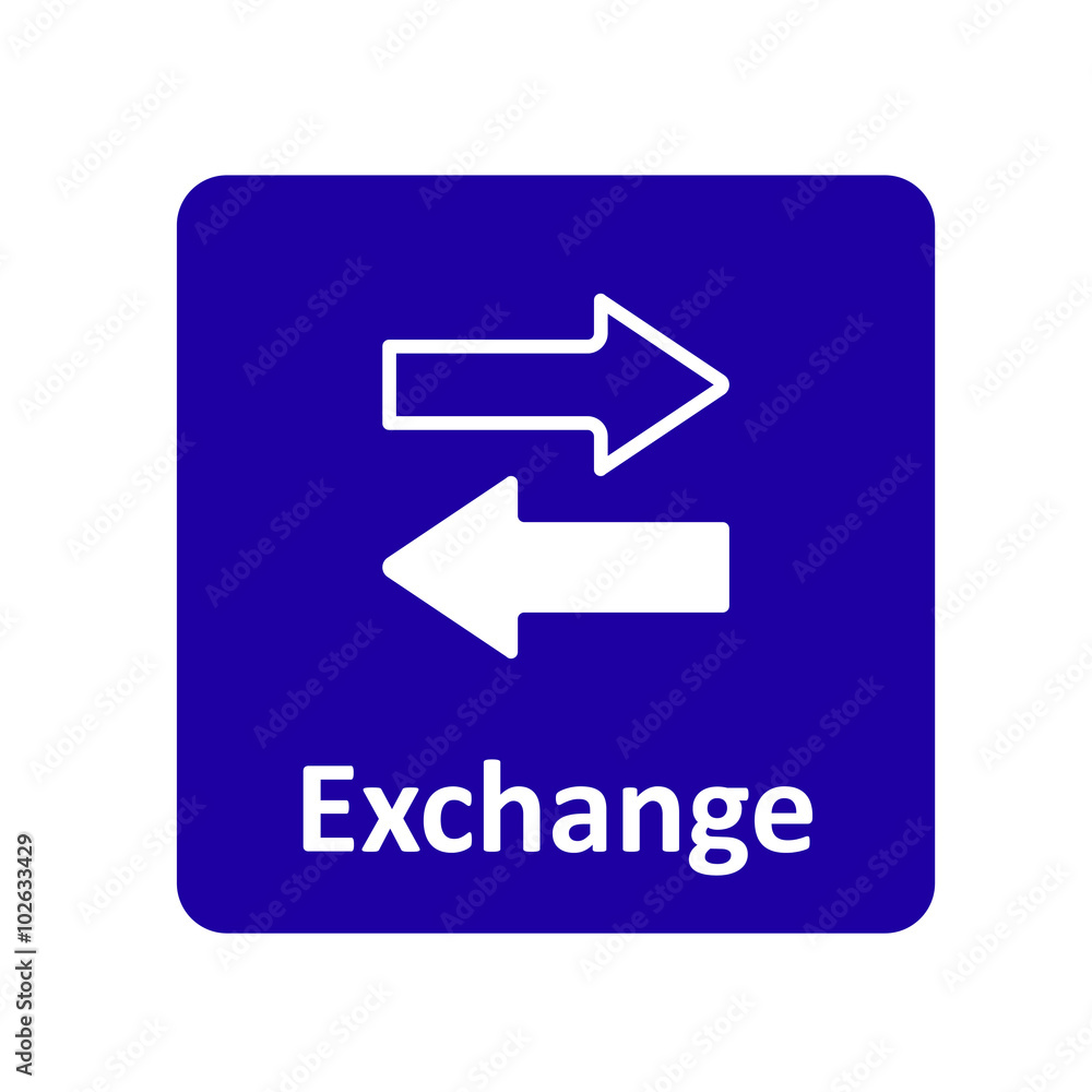 Exchange icon for web and mobile Exchange icon for web and mobile
