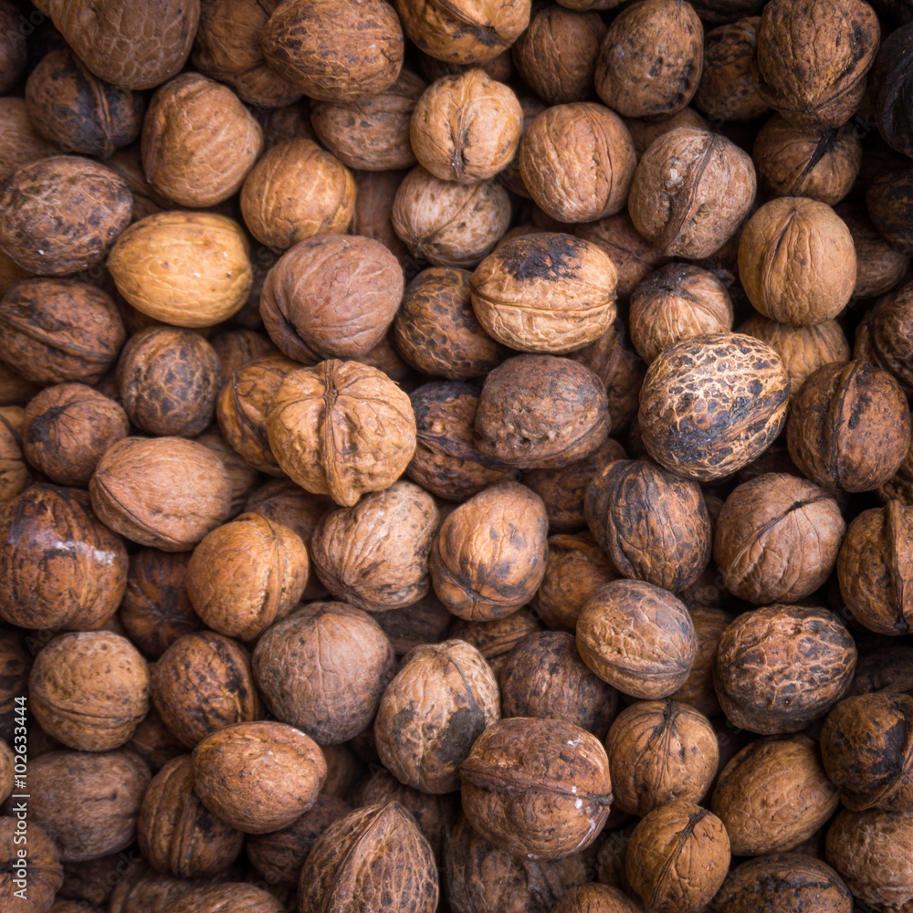 Walnut background Walnut background