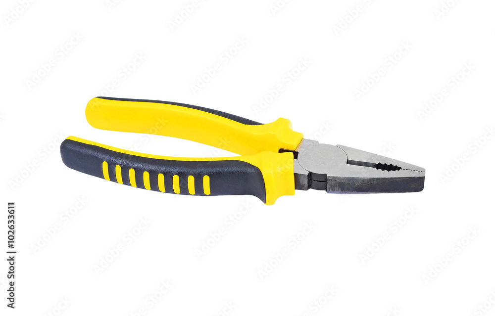 Pliers on white Pliers on white