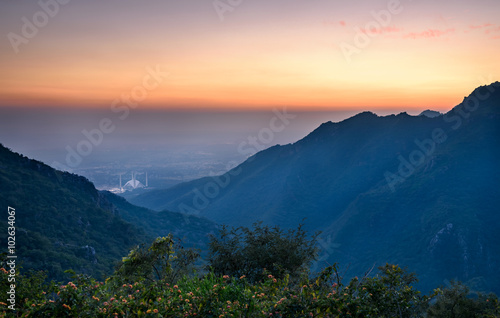Panoramic view of Islamabad, Pakistan. © SakhanPhotography
