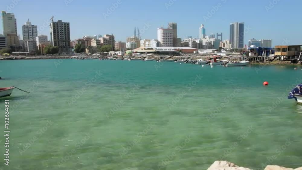 View of Manama City from the sea, Bahrain 03 View of Manama City from the sea, Bahrain 03
