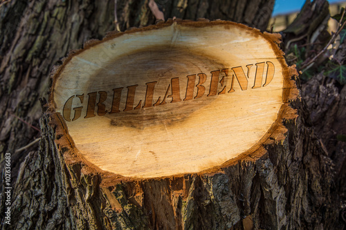 Schild 86 - Grillabend photo