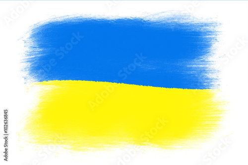 Fotografie The Ukrainian flag