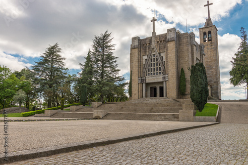 Monte de Santa Catarina or Penha Mountain church, Guimaraes, Por photo