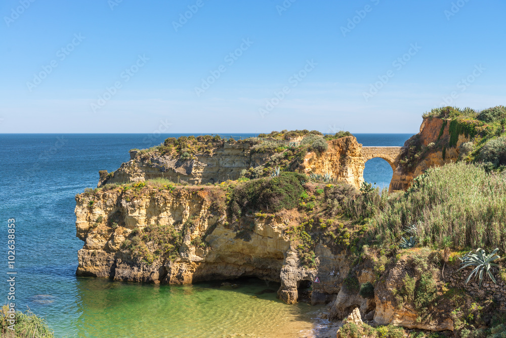 Fototapeta premium Batata beach, Lagos, Algarve, Portugal
