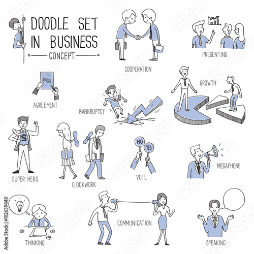 Business concept doodle