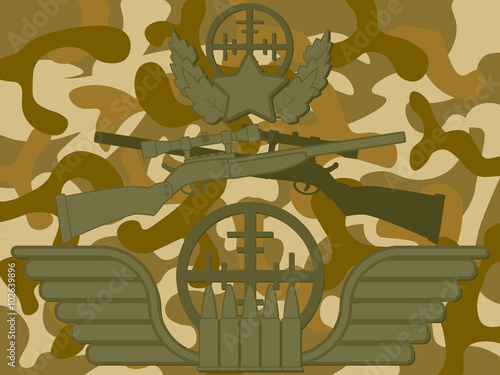 Military Logo Sniper
