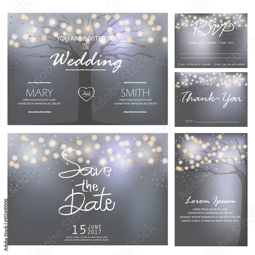 wedding invitation card tem...