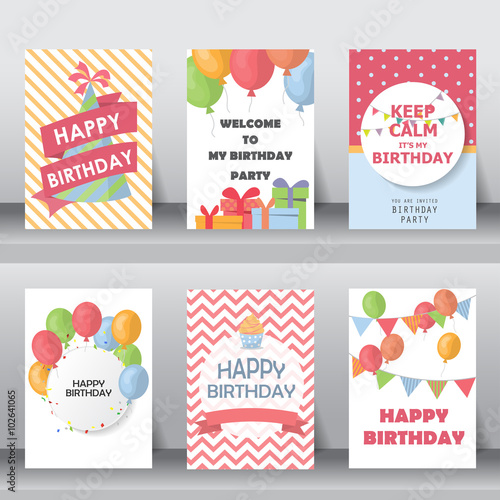 birthday, holiday, christmas greeting and invitation card