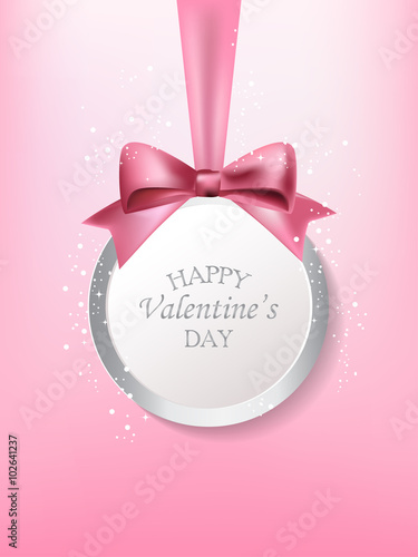 gift voucher, pink valentin...