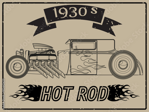 Hot rod car