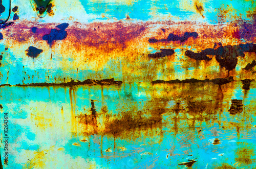 rusted truck door