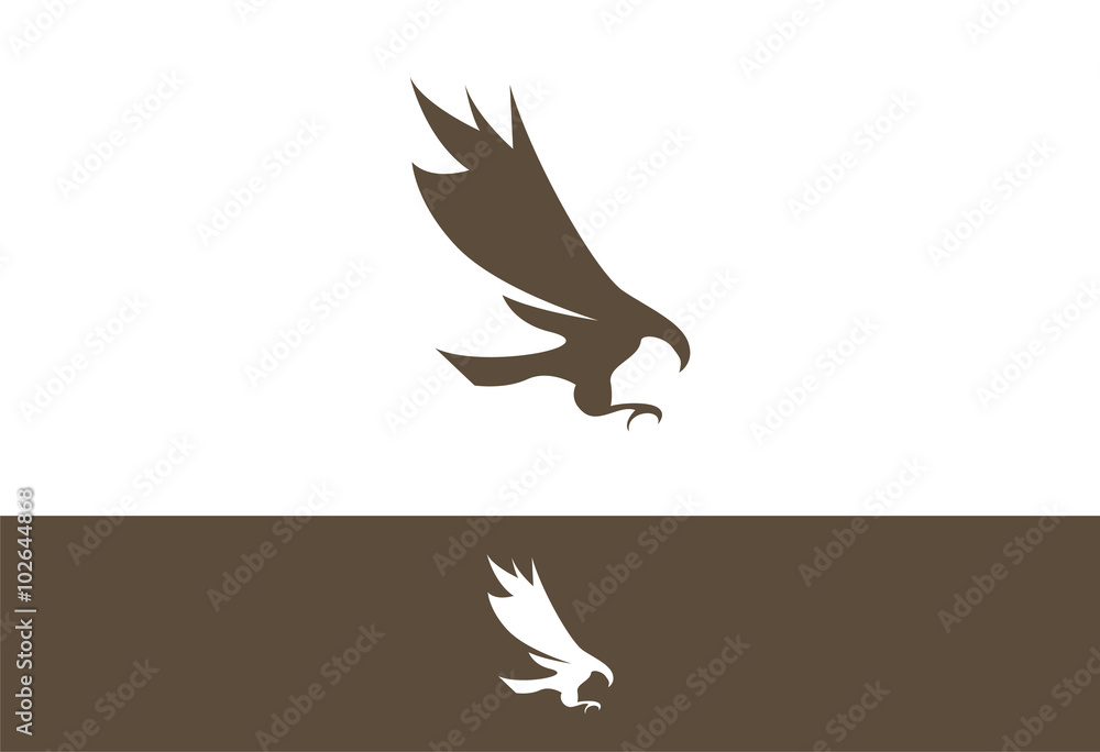 Obraz premium Eagle Bird Logo Vector