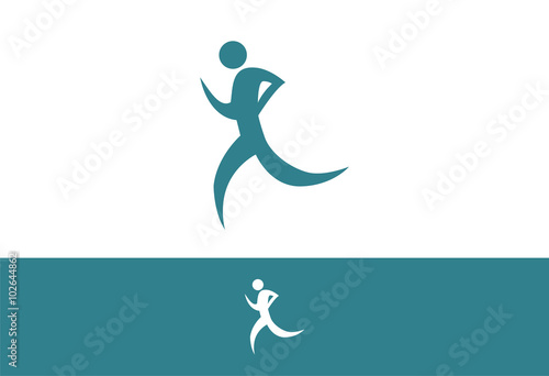 Running Logo Vector illustration
