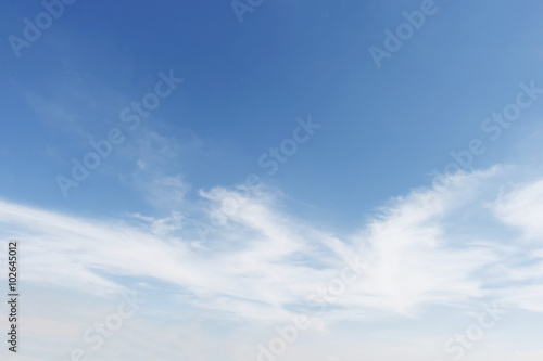 Fantastic soft white clouds against blue sky background  soft fo