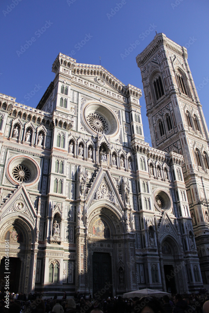 Cathedral of Saint Mary of the Flower (Florence Cathedral) at hi