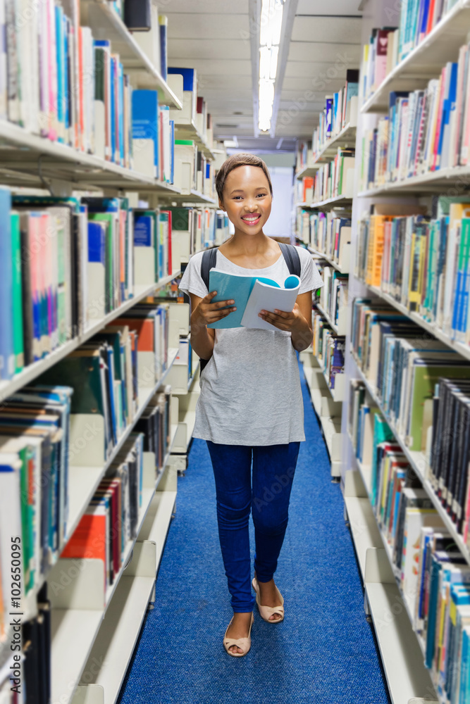 african university student in library african university student in library