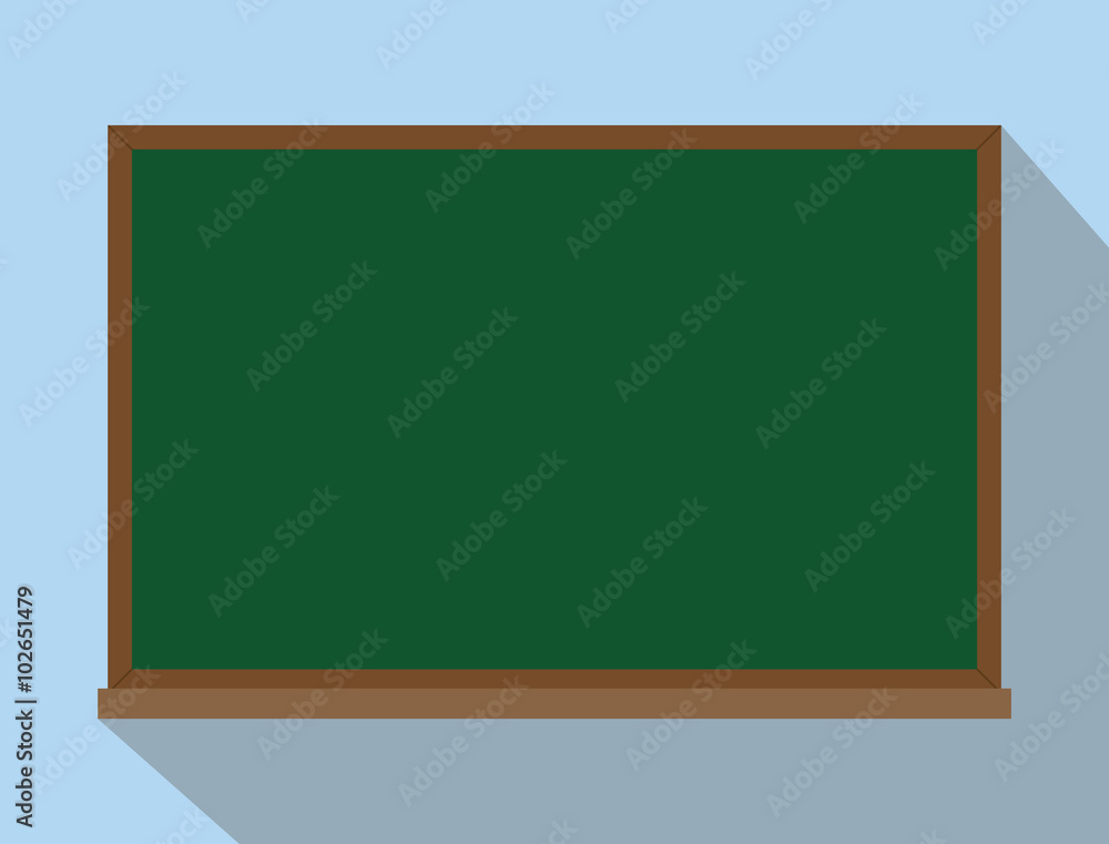 green board isolated with long shadow flat background green board isolated with long shadow flat background