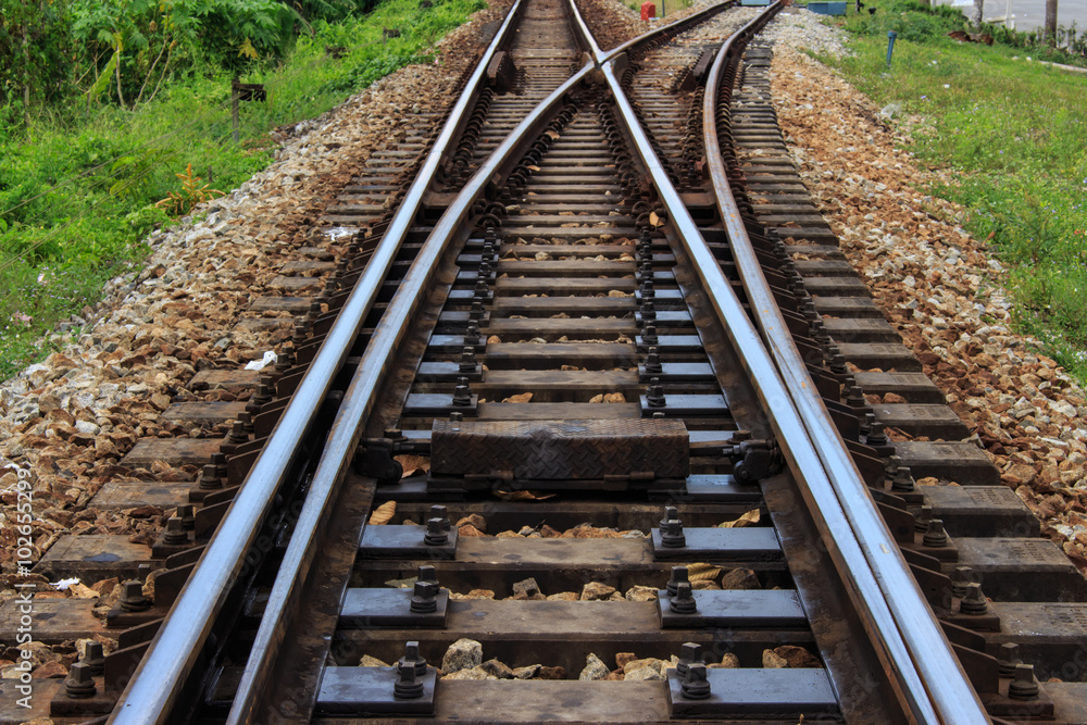 railway tracks junction