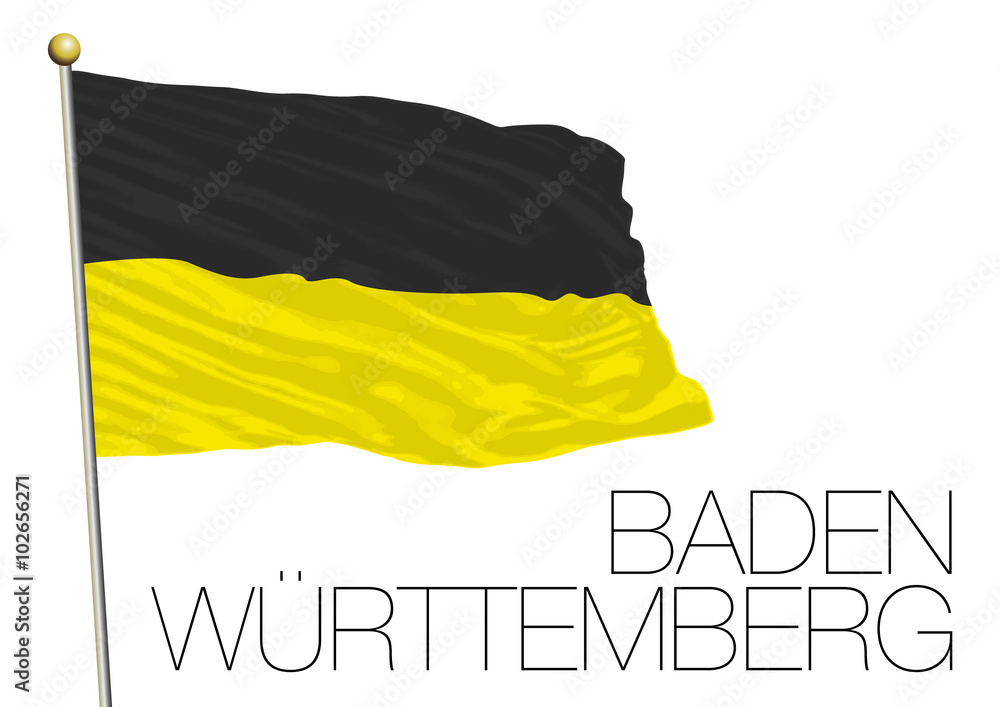 Obraz premium baden wurttemberg flag