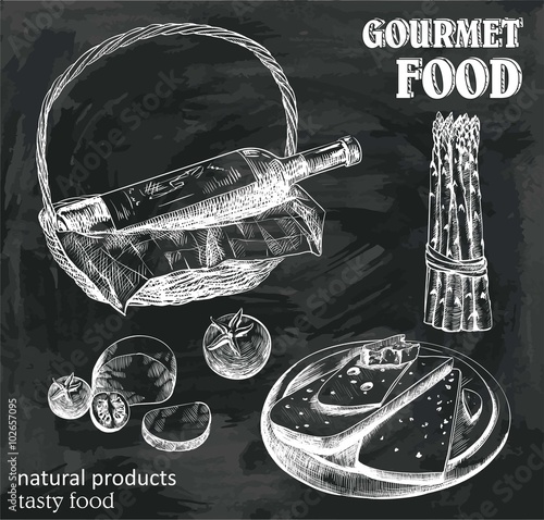 natural wine and snacks