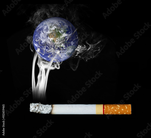 World of people smoke cigarettes. Elements of this image furnish