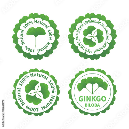 Ginkgo biloba labels