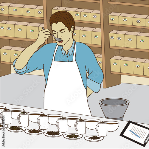 Tea tasting