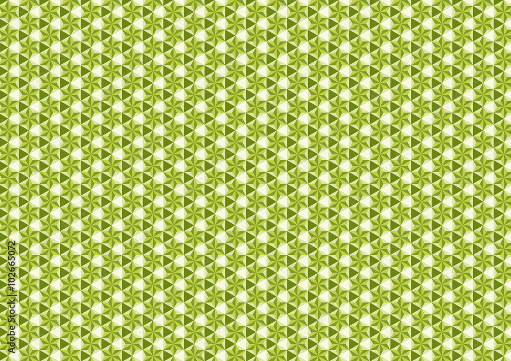 Geometric pattern based on a hexagon
