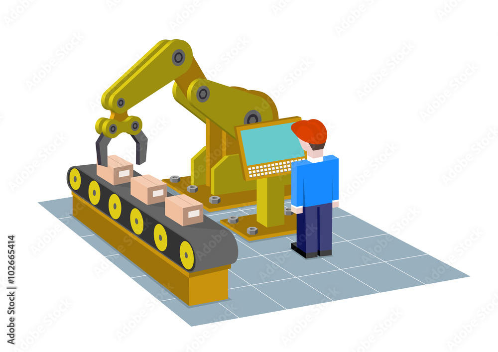 conveyor line packing of production flat style conveyor line packing of production flat style