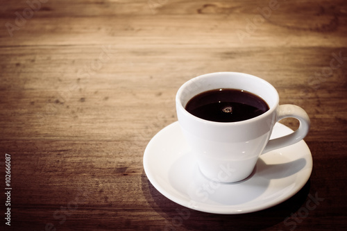 White coffee cup