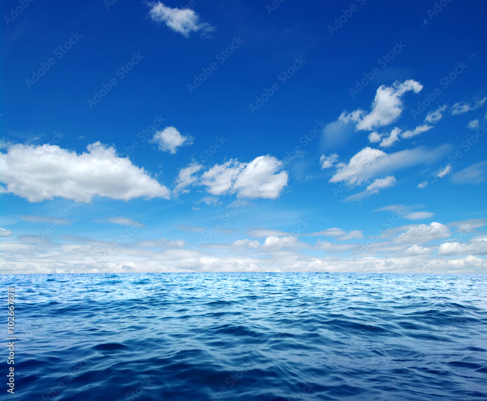 Obraz premium Blue sea water surface