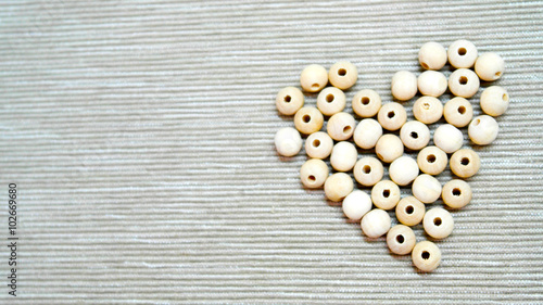 Fototapeta Naklejka Na Ścianę i Meble -  Wood beads (деревянные бусины)