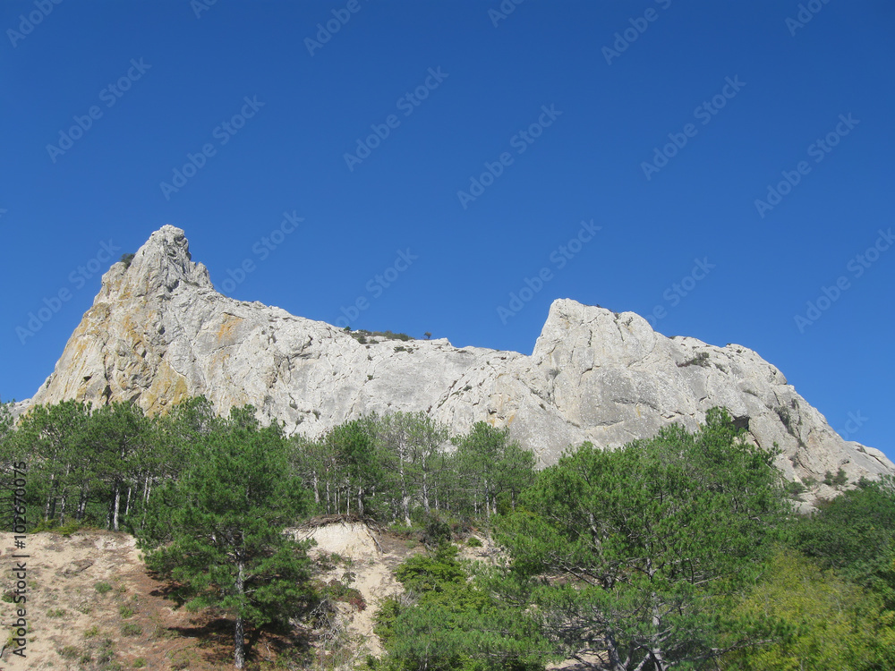 Crimean mountain landscape