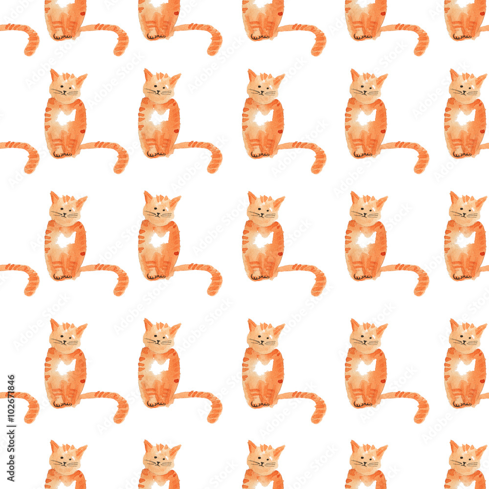 Fototapeta premium cat pattern