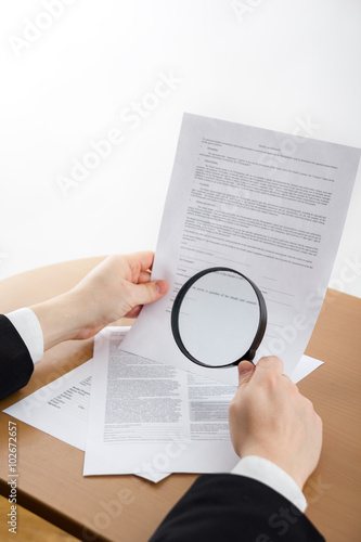 Hands signing business documents. Signing papers. Lawyer, realto