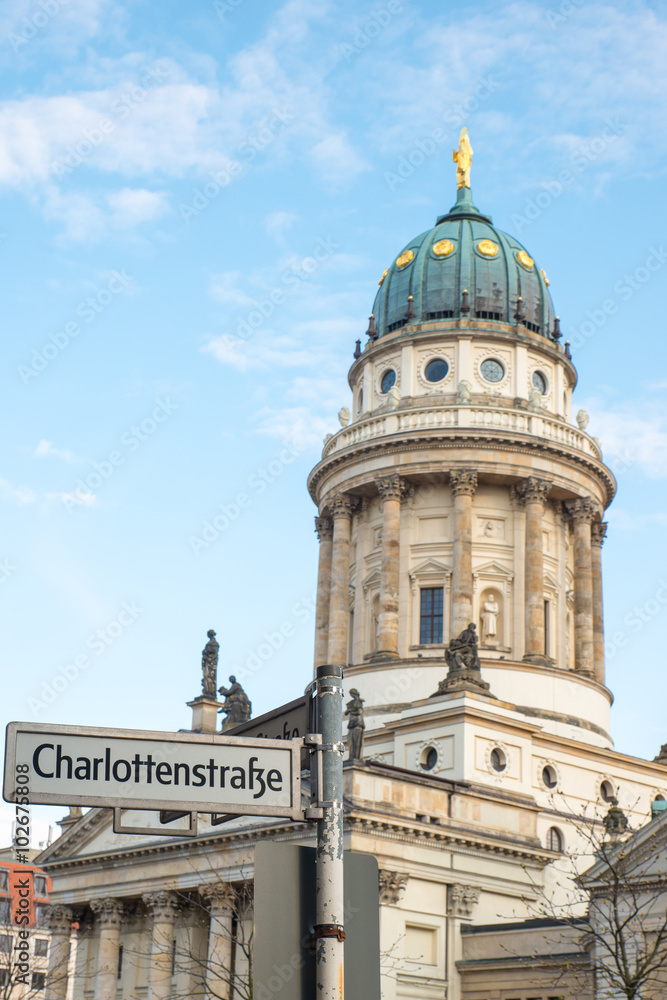 Berlin, French Cathedral Monument