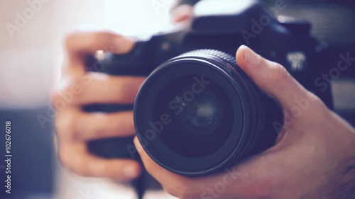 cinemagraph ragazzo fotocamera click photo