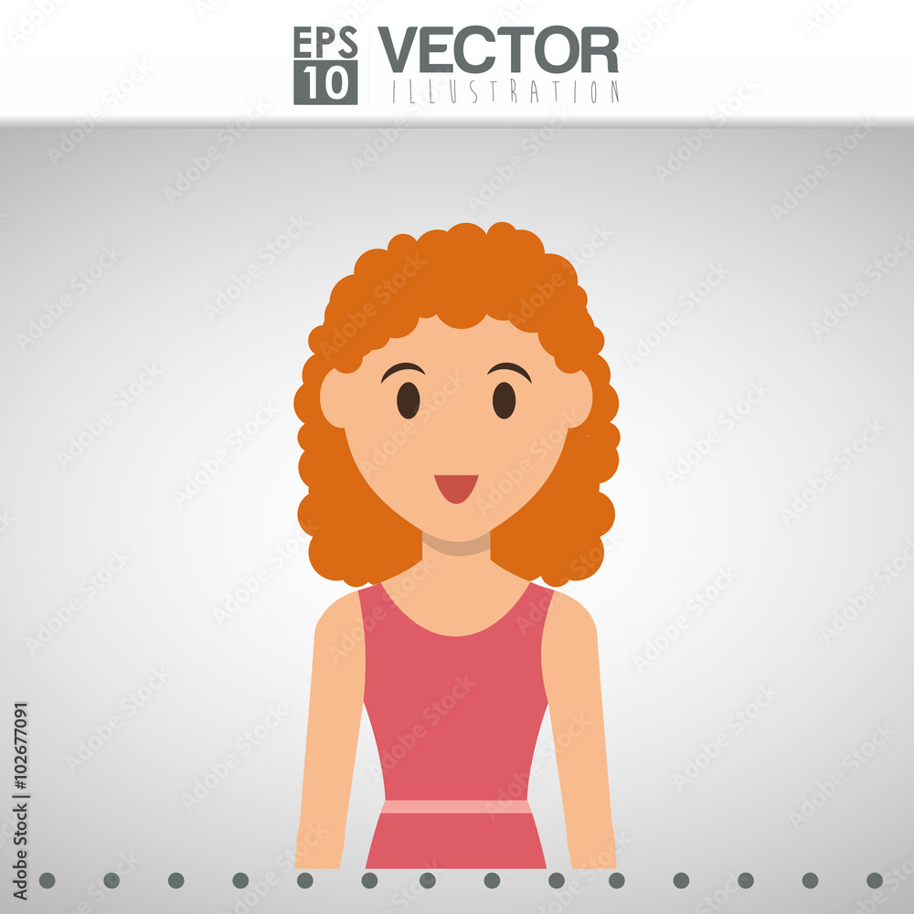 woman icon design woman icon design
