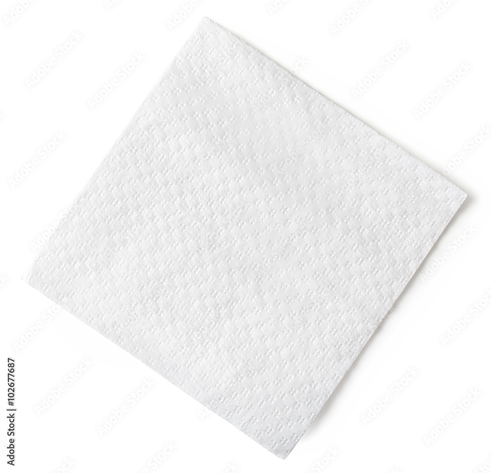 Fototapeta premium White paper napkin