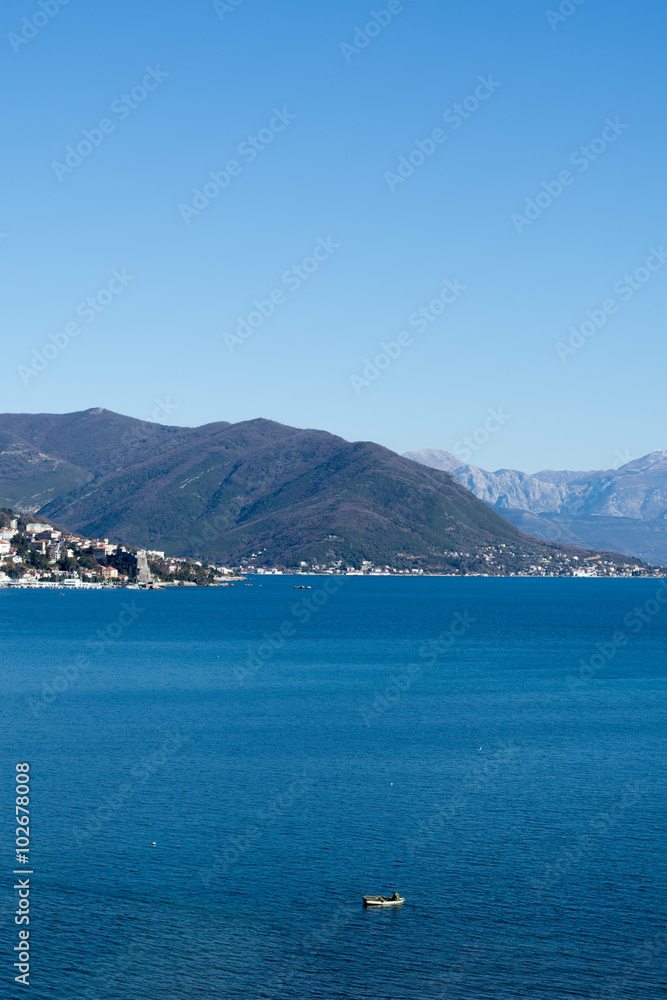Beautiful landscape of the adriatic sea islands