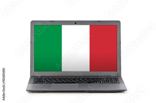 Free Download Laptop and flag of Italy - GFXLoad