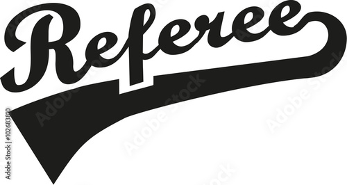 Referee word retro