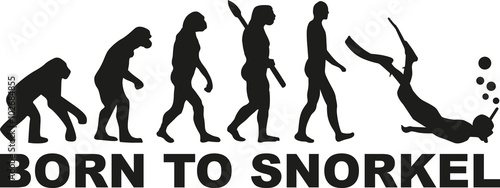 Evolution - born to snorkel